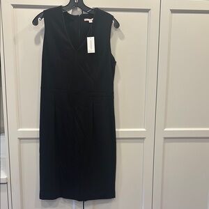 NWT Banana Republic black sleeveless dress. Back zipper